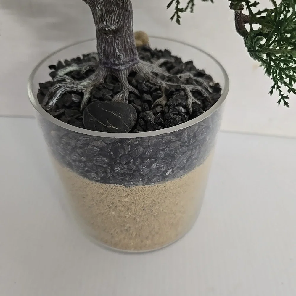 Artificial Bonsai Tree Juniper Faux Plants‎ Indoor Small Fake Plants Decor